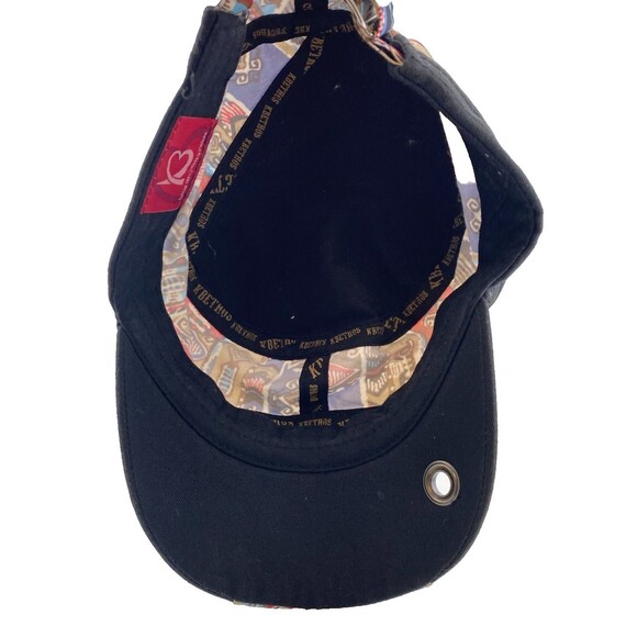 Vtg Y2K KBETHOS Hat Cap Women's Strapback Aztec Tribal Colorful Print Cotton NEW - Picture 7 of 8